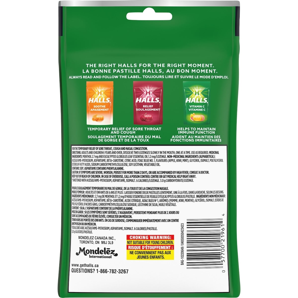 Relief Mentho-Lyptus Kiwi Apple Flavour, 25 Cough Drops