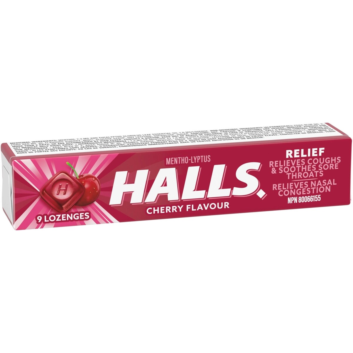Lozenges Mentho-Lyptus Cherry Flavour