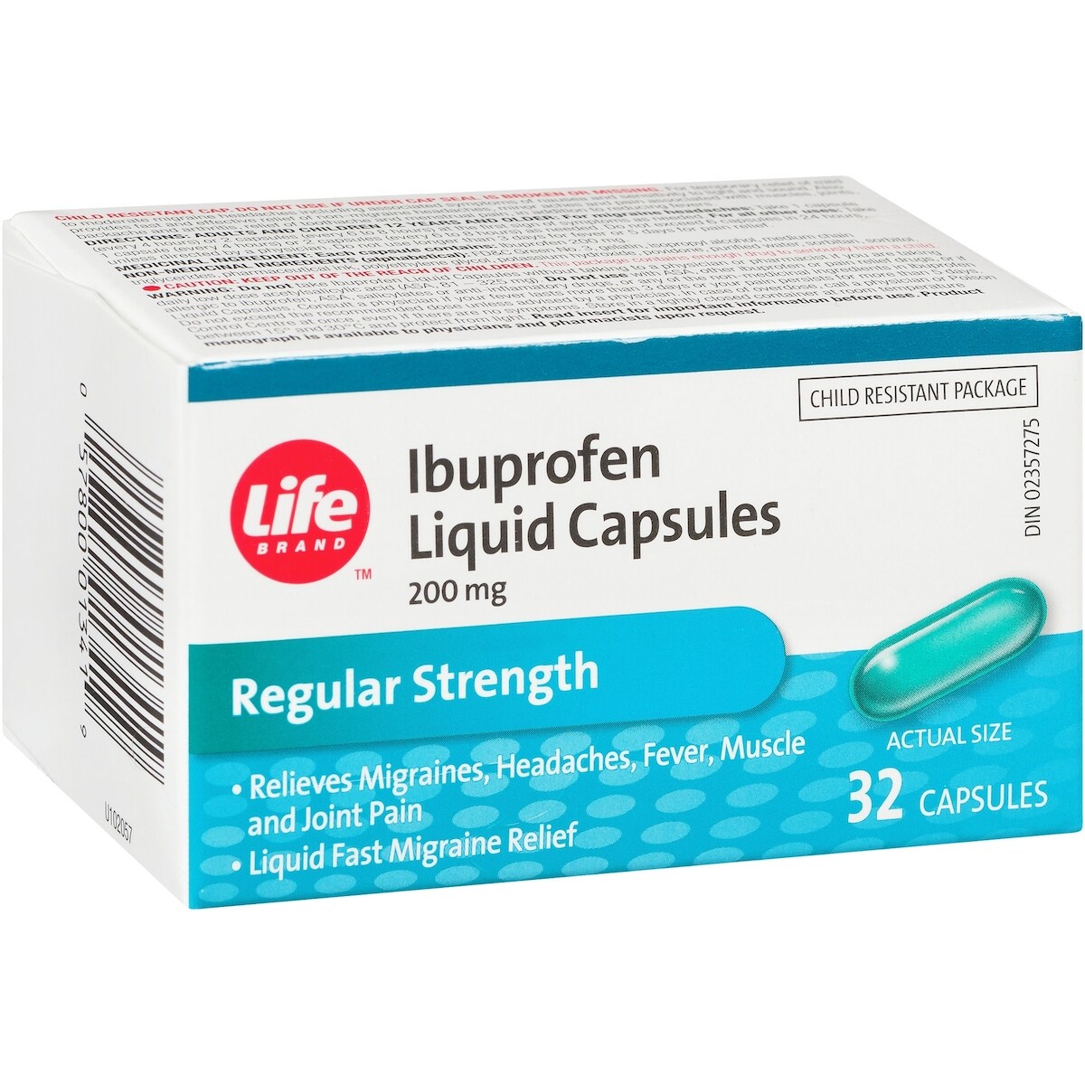 Ibuprofène en gel liquide