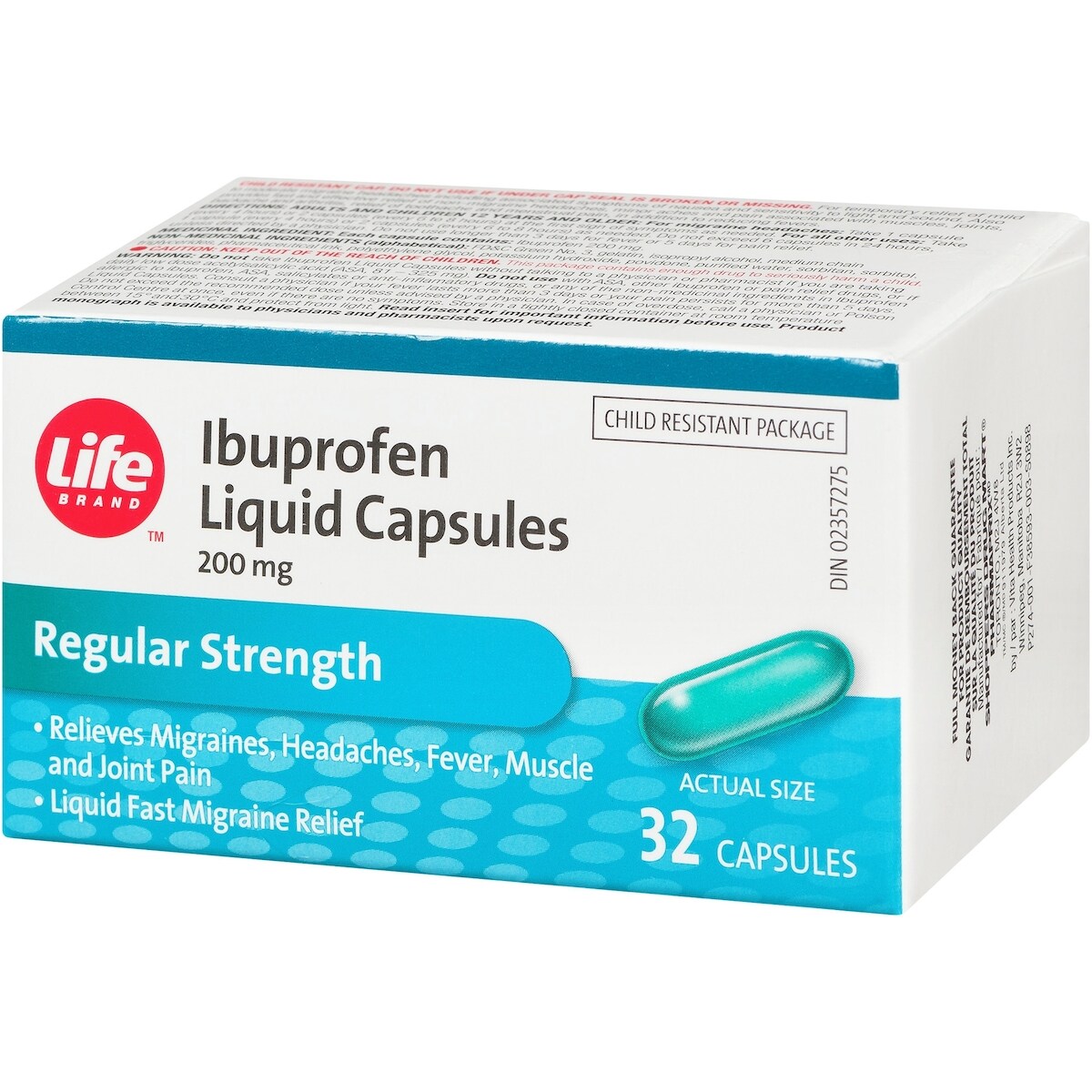 Ibuprofène en gel liquide