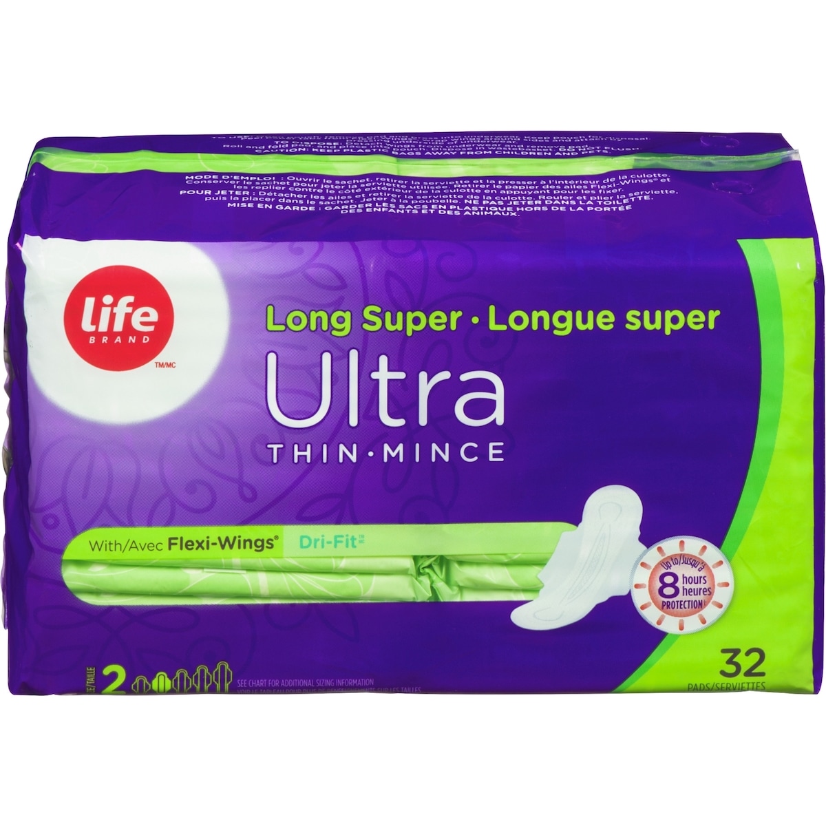 Life Ultra minces longues Avec Flexi-Wings