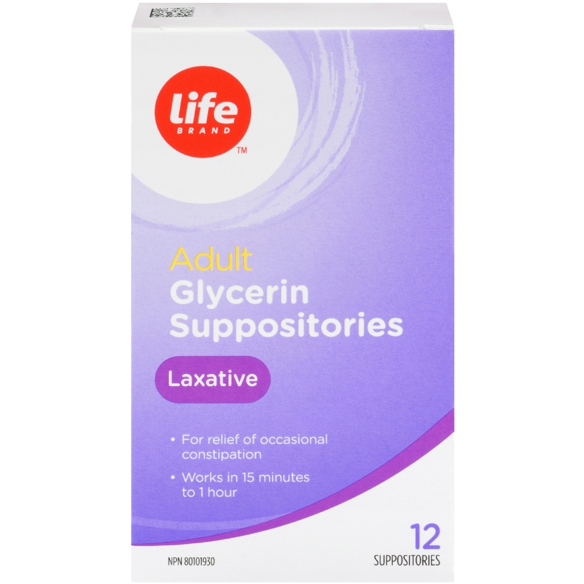 Suppositoires á la glycérine pour adultes