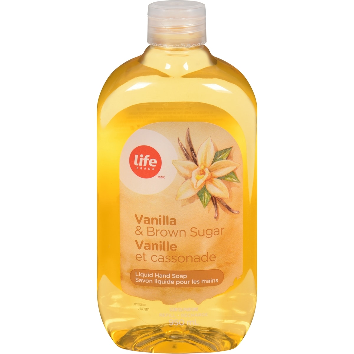 Vanille et cassonade savon liquide pour les mains