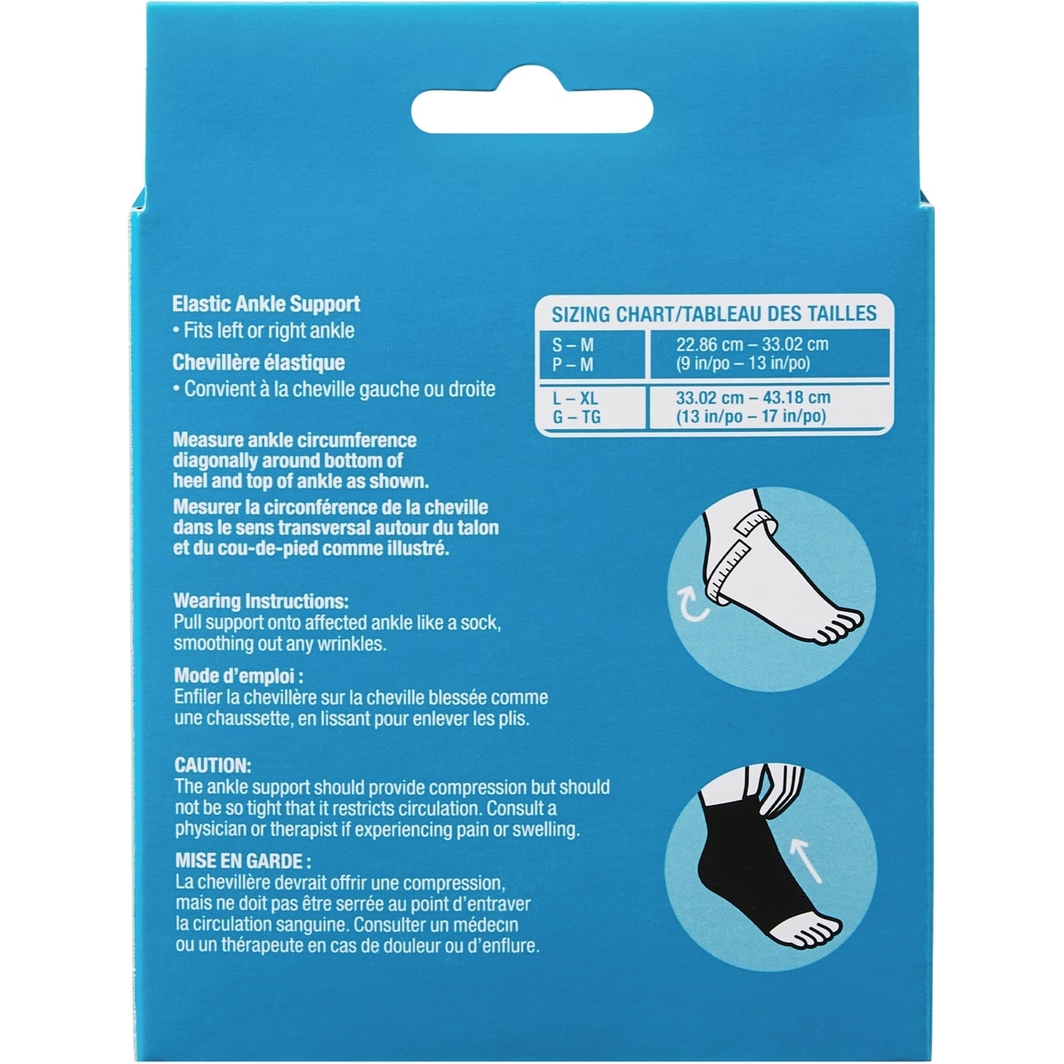 Elastic Ankle Support L-XL