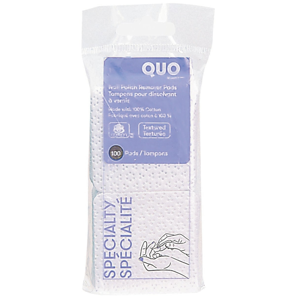Quo Beauty Nail Polish remover pads 100 Pads