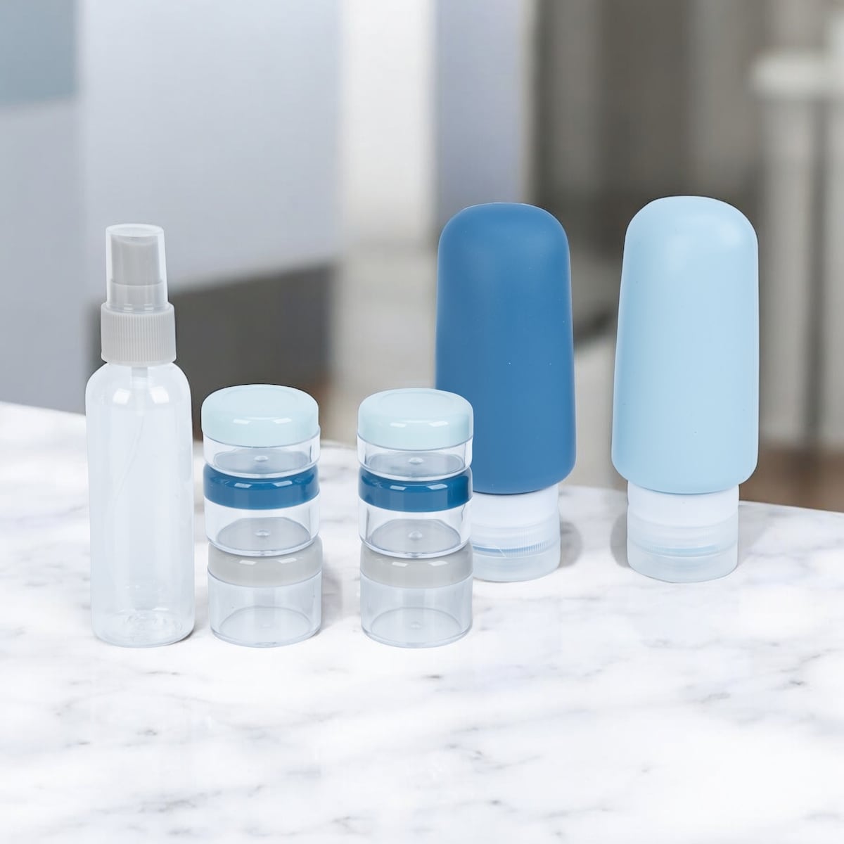 Ensemble Flacons Et Pots - 10 Unités