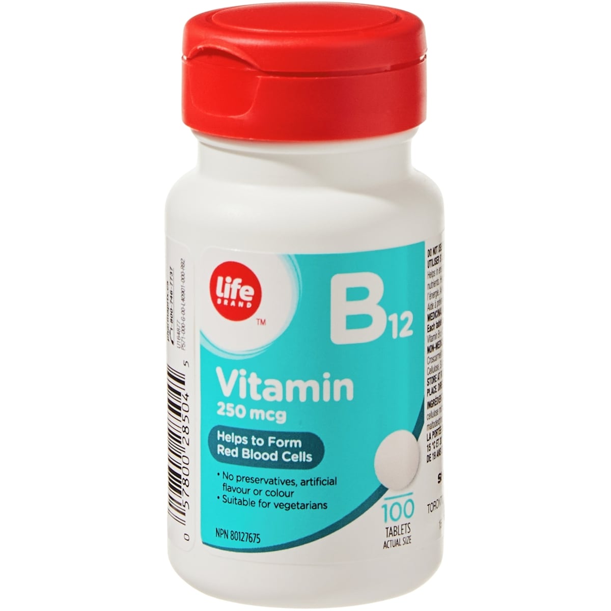 Life Brand Vitamin B12 250 mcg