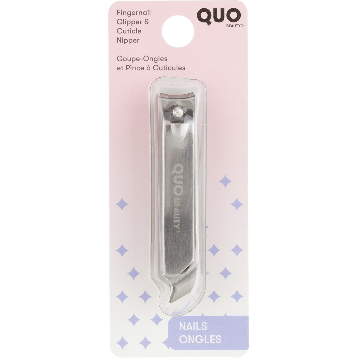 Dual Ended Fingernail Clipper & Cuticle Nipper