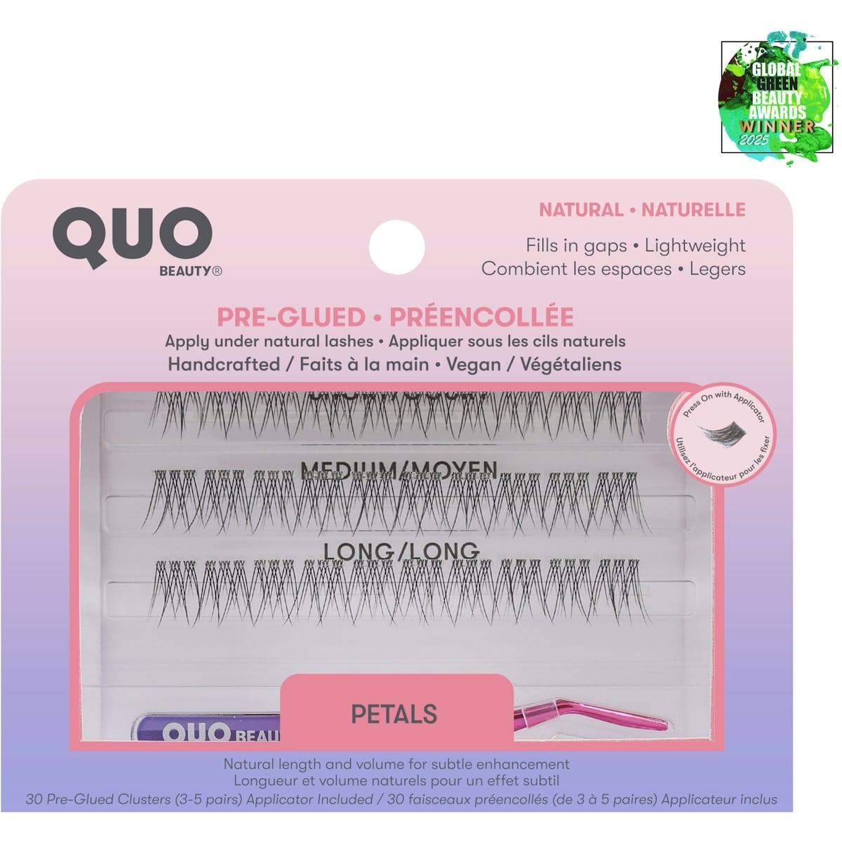 Pre-Glued Cluster Lash With Tool Petals