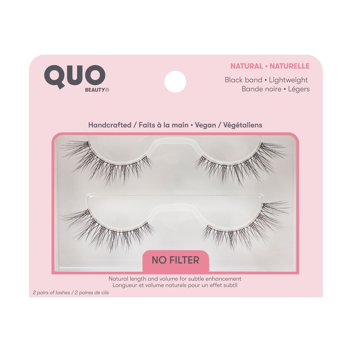 Cils Naturels Sans Filtre, Lot De 2