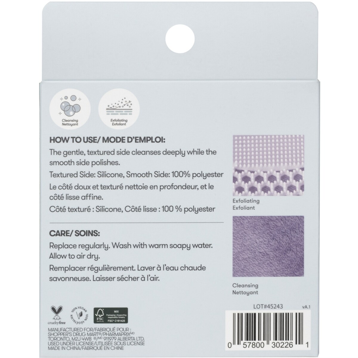 Double-Sided Cleansing Pad