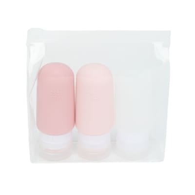 3 Piece 59 ml Silicone Bottles Set