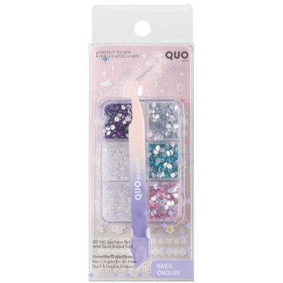 3D Nail Applique Set With Dual-Ended Tool 3