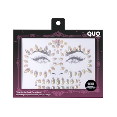 Glow-in-the-Dark Face Gems