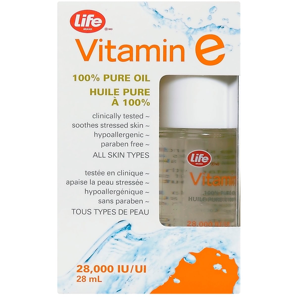 Life Brand Vitamin e 100% Pure Oil 28 mL