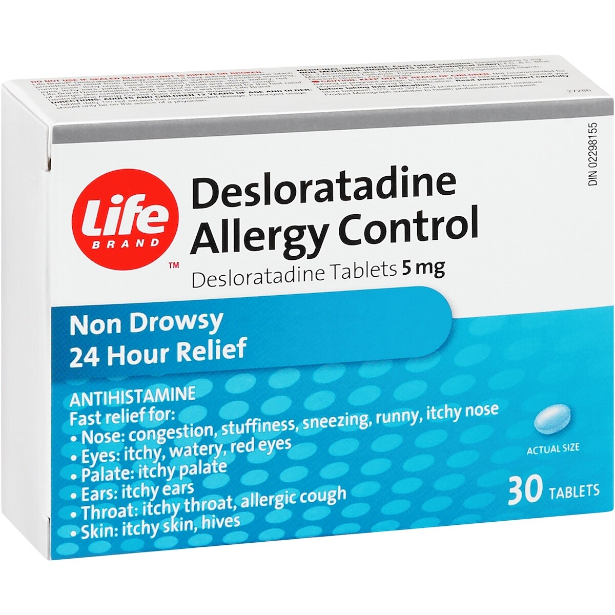 DESOLORATADINE CONTRÔLE DES ALLERGIES
Comprimés de desloratadine 5mg