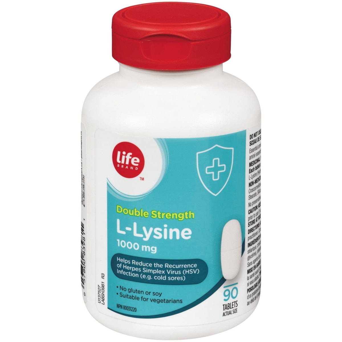 double puissance L-Lysine 1000 mg