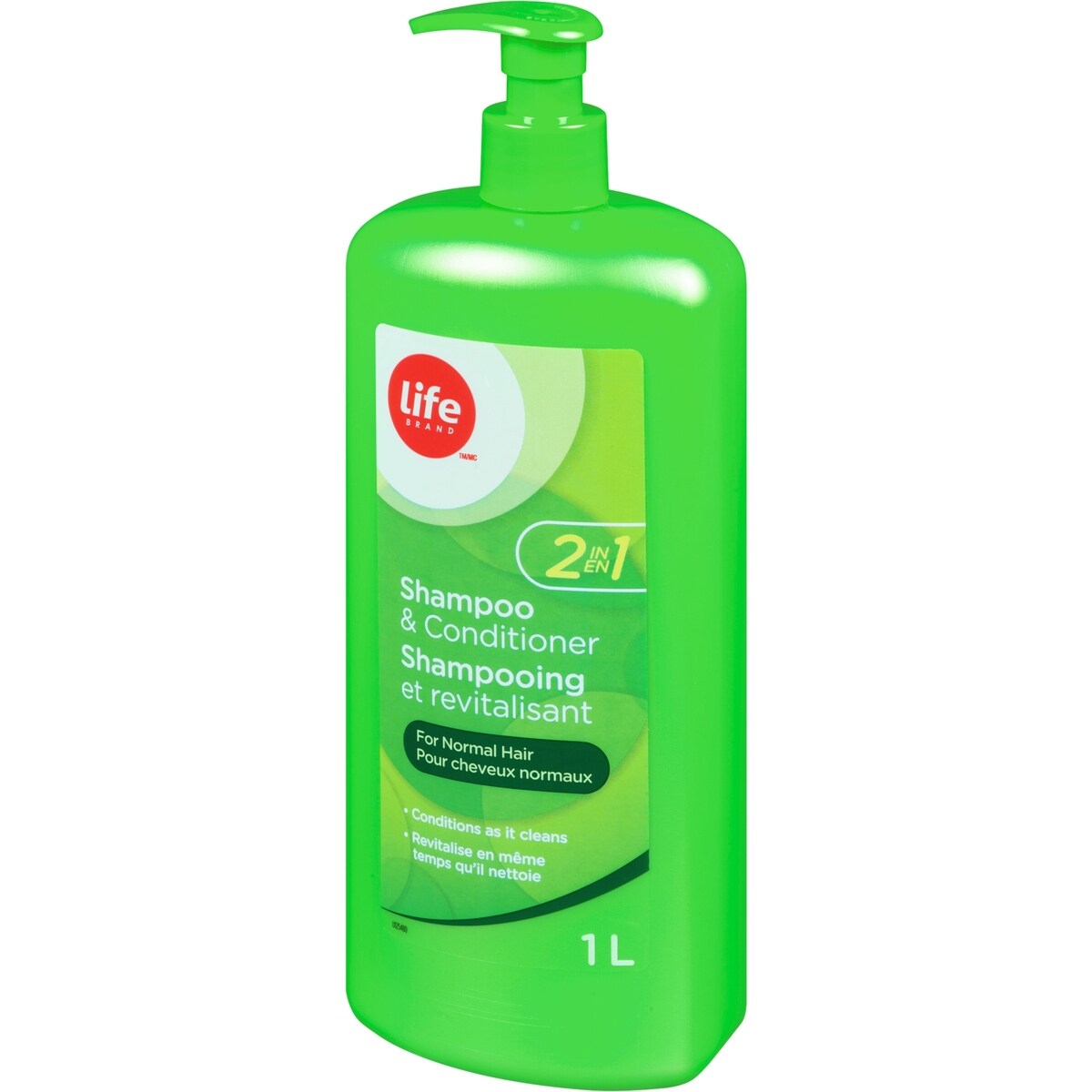 2 en 1 Shampooing et revitalisant pour cheveux normaux