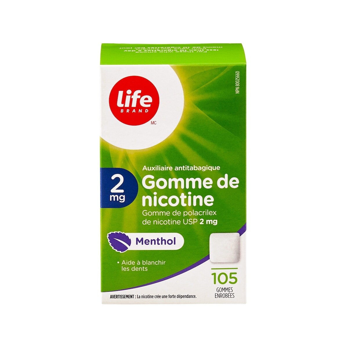 LB Gomme de nicotine Frissons de menthe 2mg