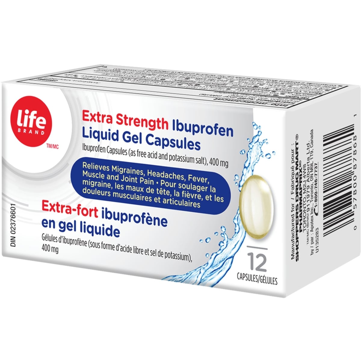 Extra-Fort Ibuprofen en Gel Liquide