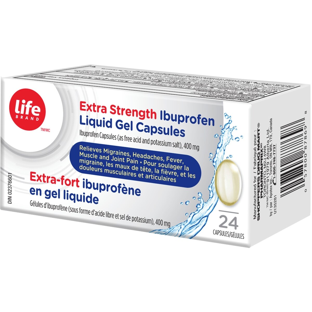 Extra-Fort Ibuprofen en Gel Liquide