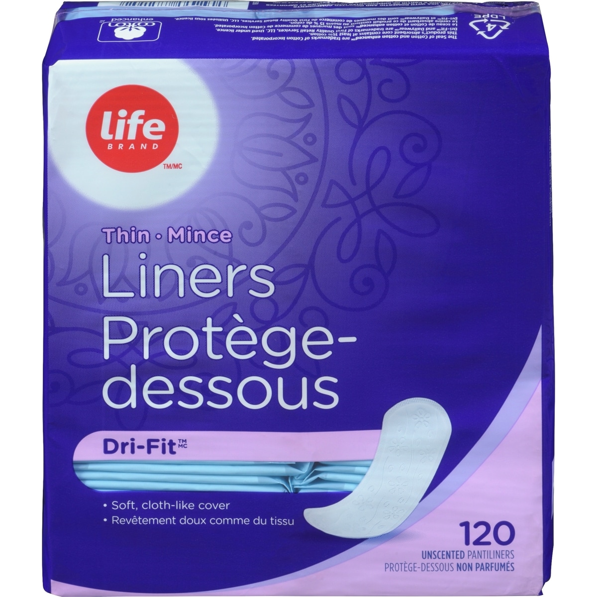 Life Protège dessous minces 120