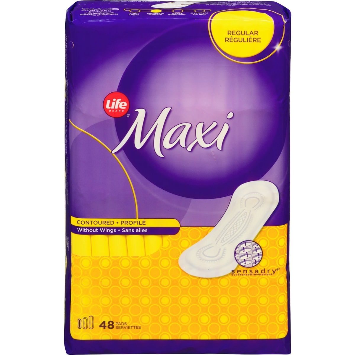Life Maxi régulières Sans ailes 48