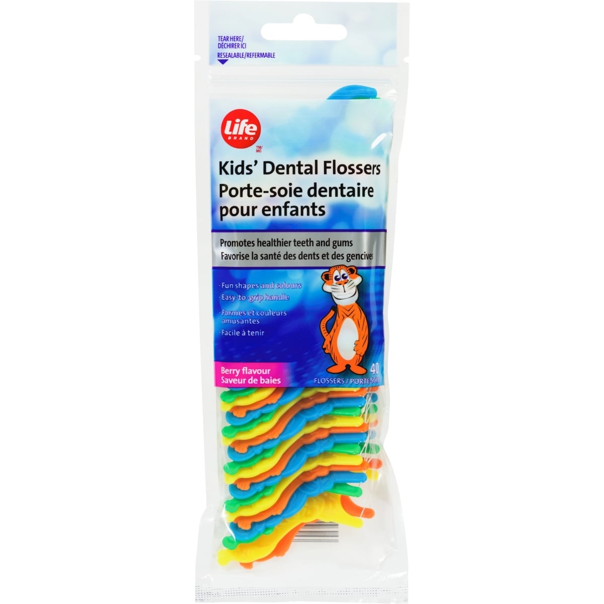 Life Brand LB KIDS' FLOSSERS 40 EA