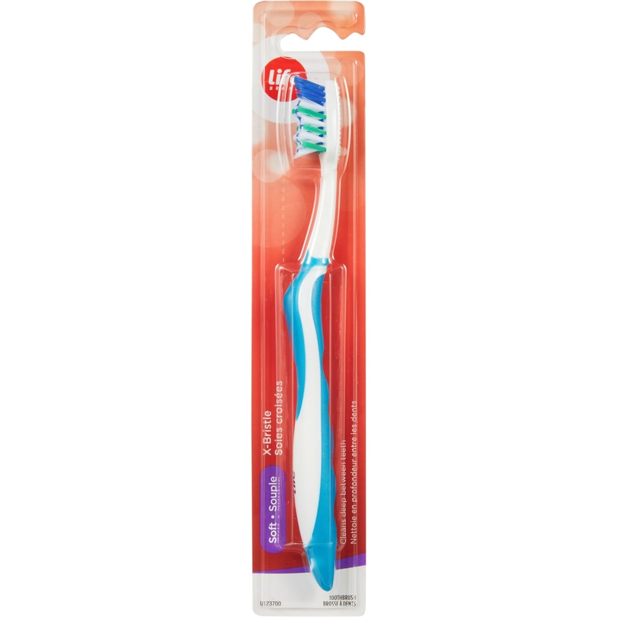 Life Brand X-bristle Soft Toothbrush  1 EA