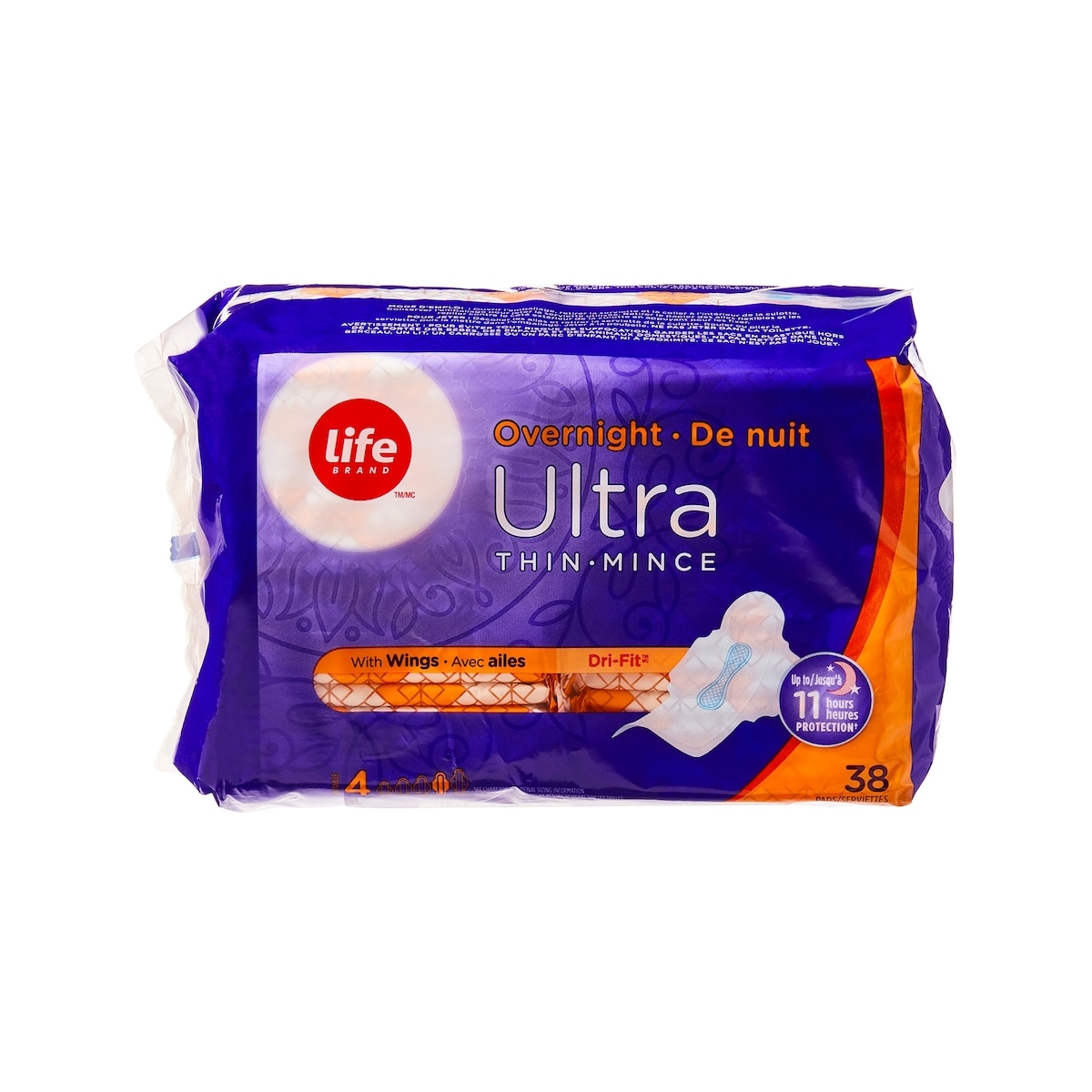 Life Ultra Thin Overnight With Flexi-Wings