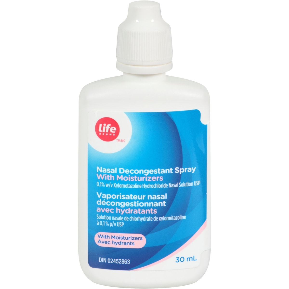 Vaporisateur nasal décongestionnant avec hydratants