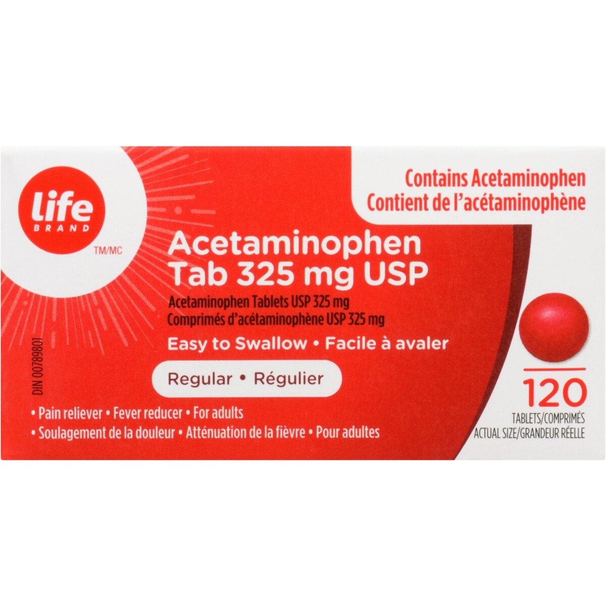 LB Acetaminophen Tab 325 mg USP