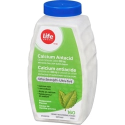 Calcium Antacid Ultra Strength Peppermint 160 3