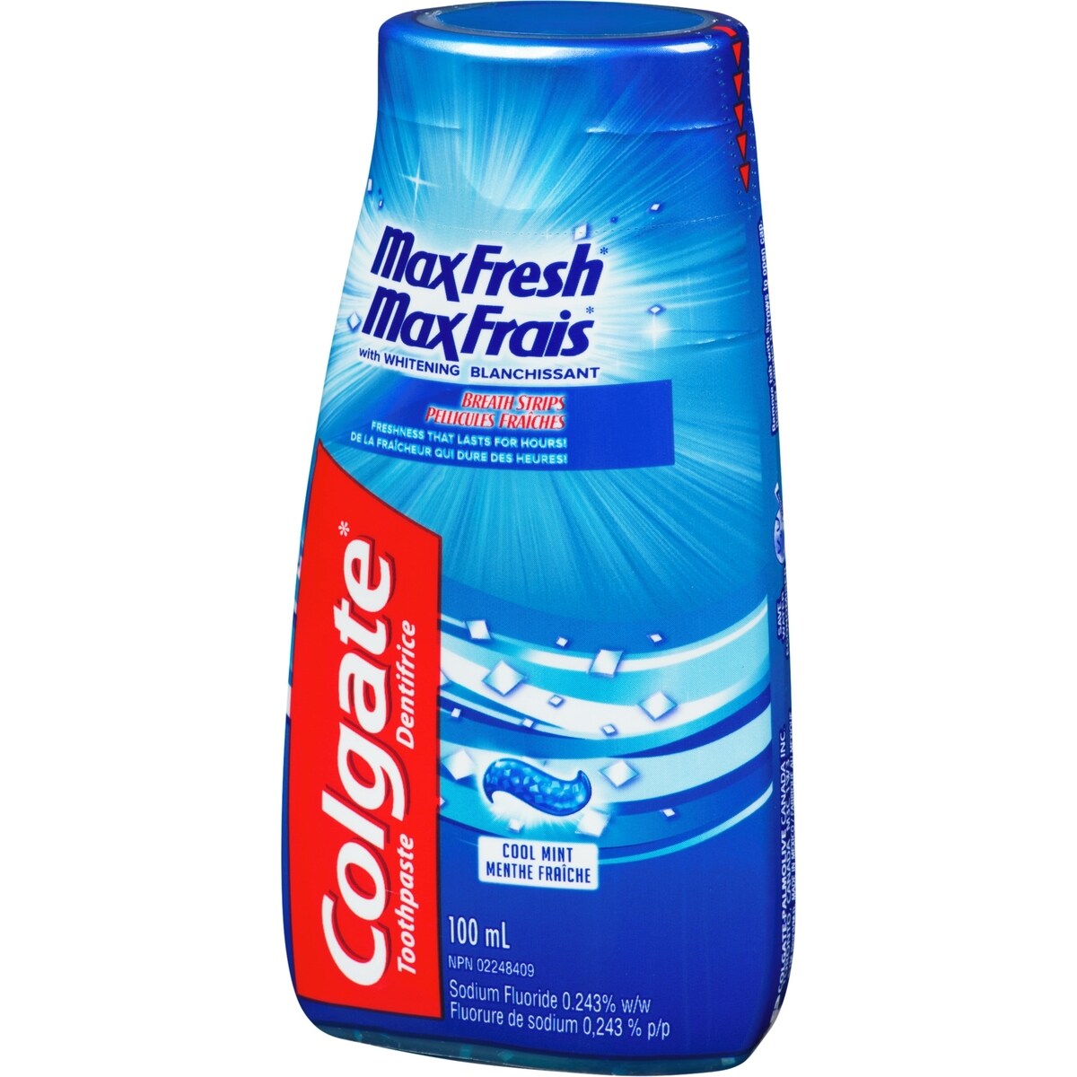 Dentifrice et rince-bouche 2 en 1 en gel liquide Colgate MaxFrais, Menthe fraîche, 100 mL