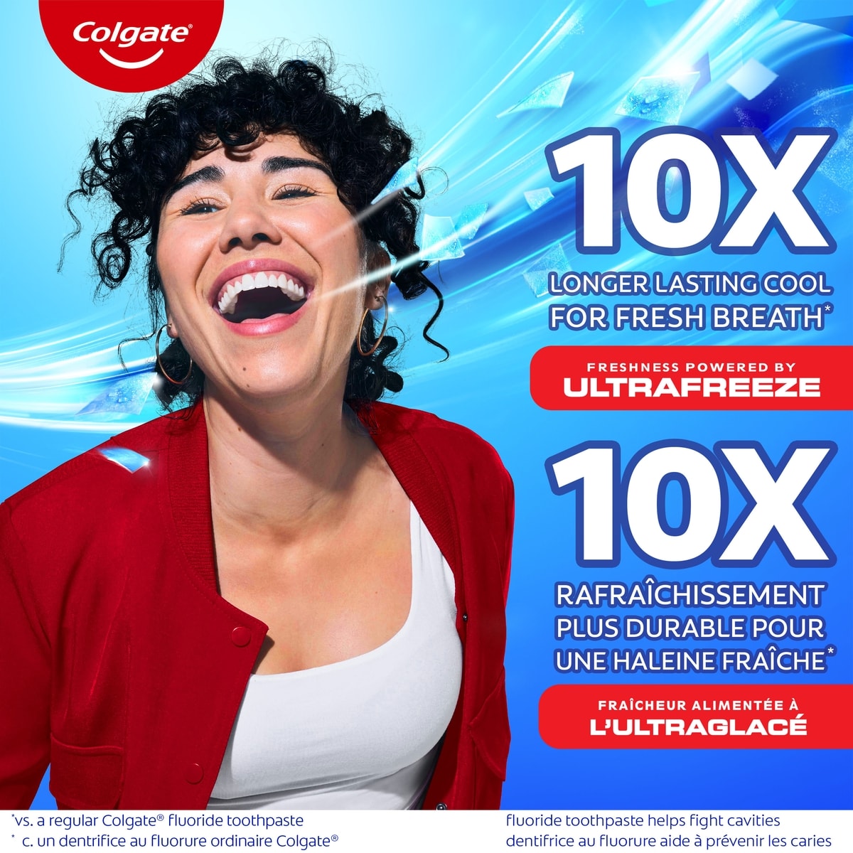 Dentifrice MaxFrais Knockout à la menthe, format voyage