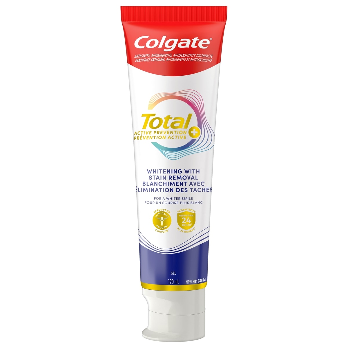 Total Active Prevention Plus Stain Removal Whitening Toothpaste Gel