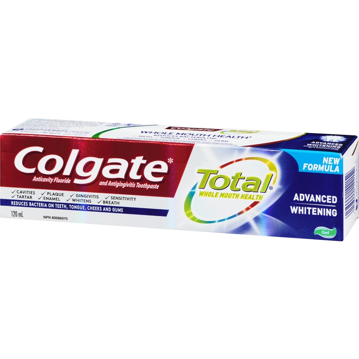 Total Active Prevention Plus Stain Removal Whitening Toothpaste Gel