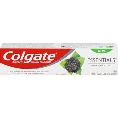 Essentials Toothpaste with Charcoal, 98 ML