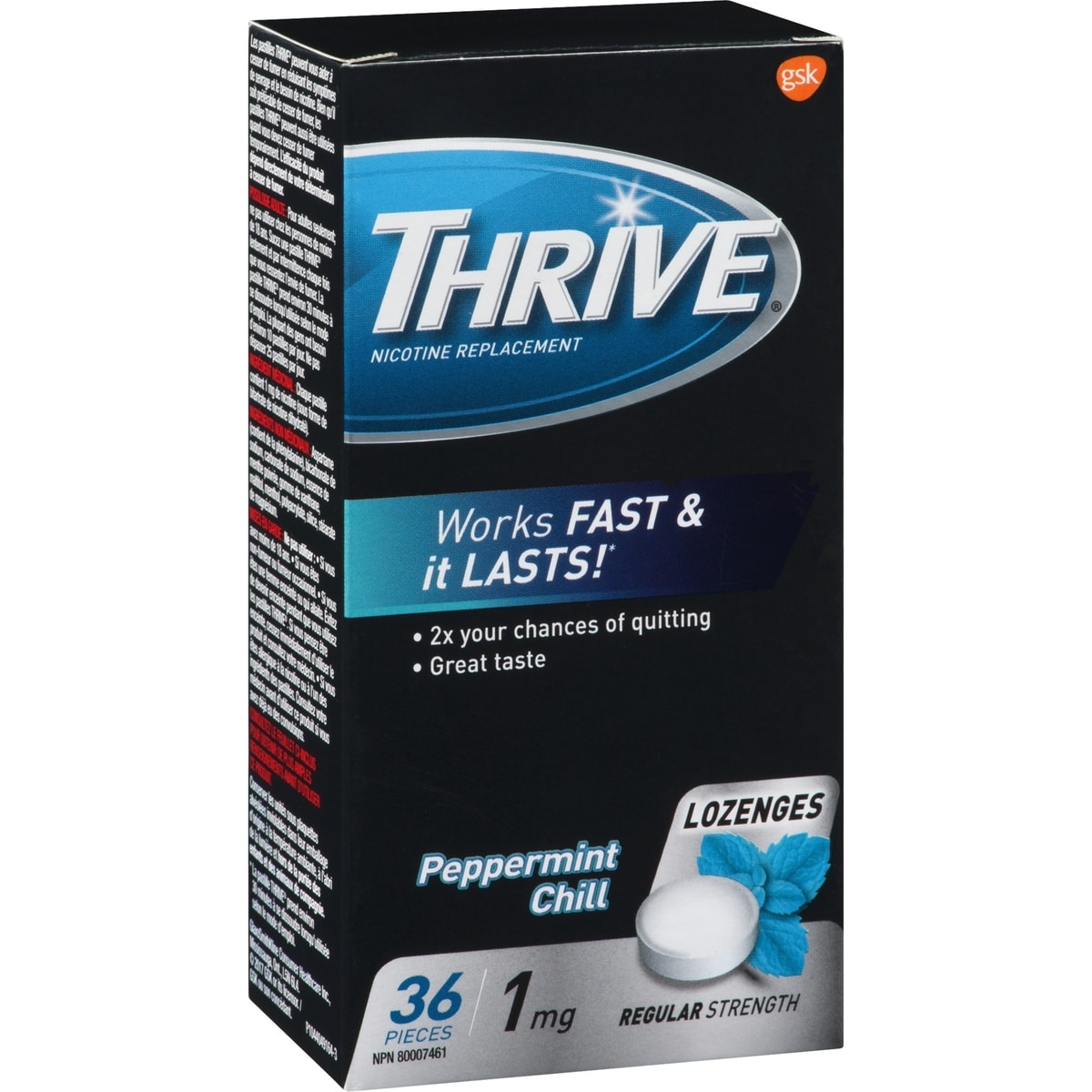 Pastilles 1mg ,Peppermint