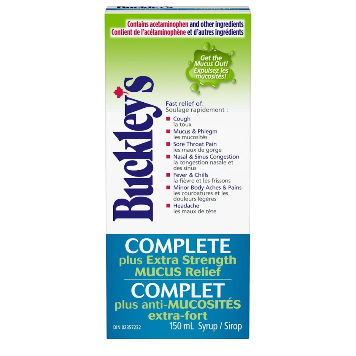 SIROP BUCKLEY'S Complet anti-mucosités