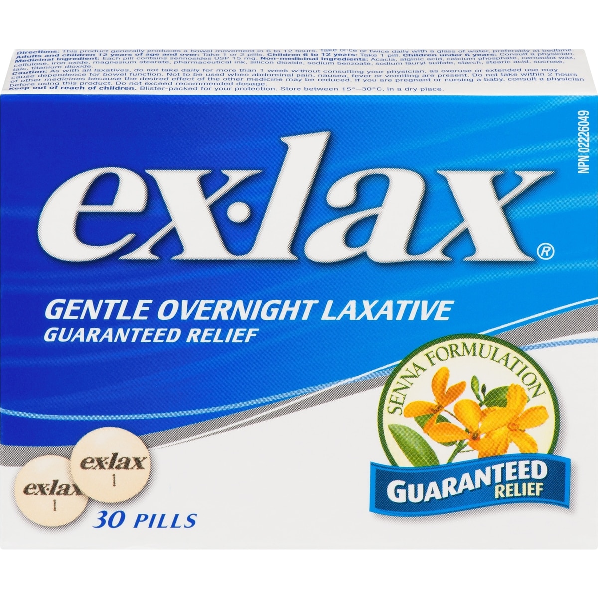 Ex-Lax Ex-Lax Pills 30 Count