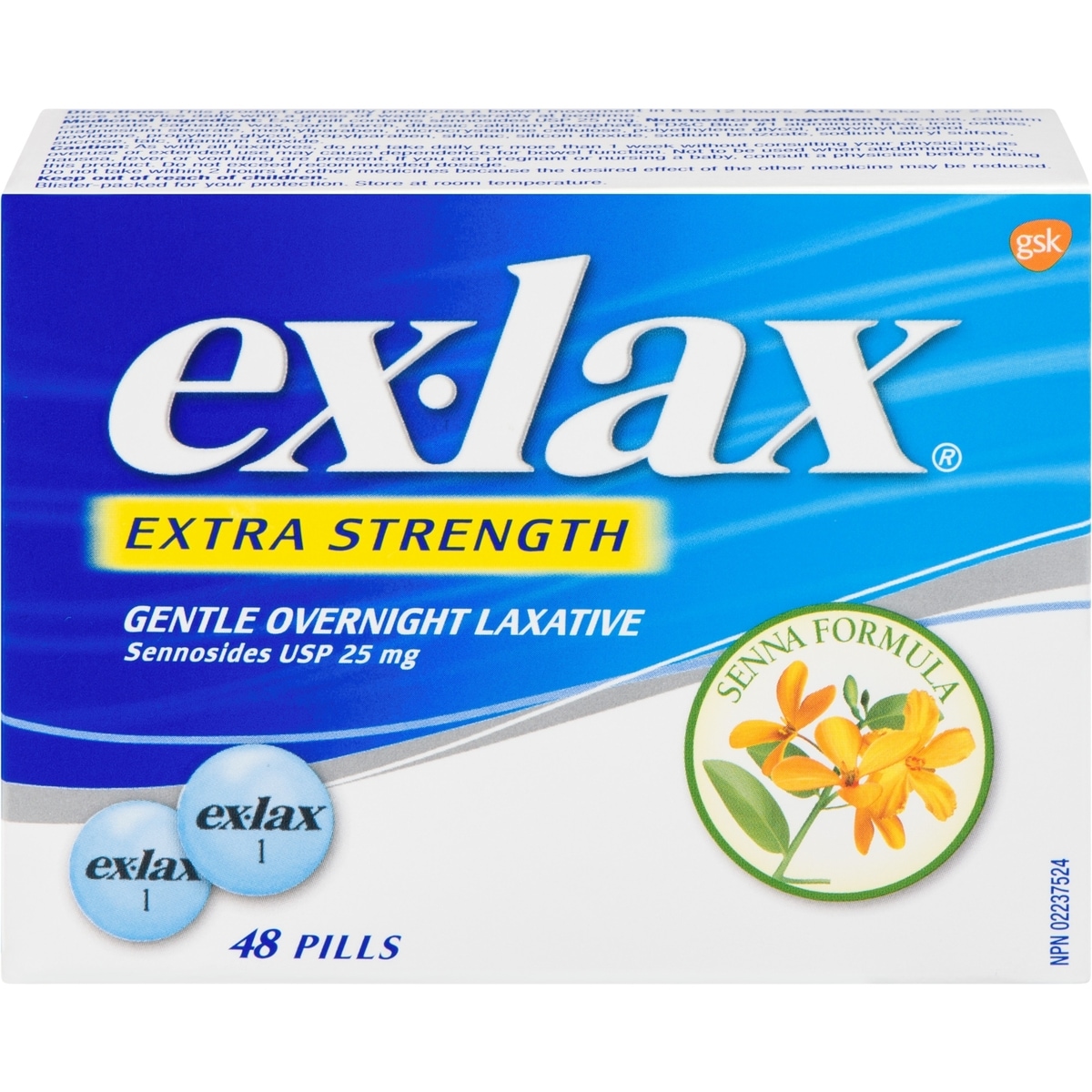 EX-LAX Extra fort comprimes