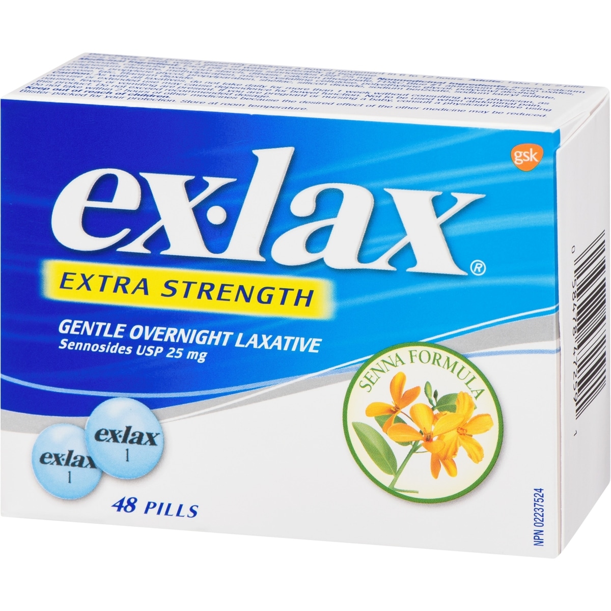 EX-LAX Extra fort comprimes