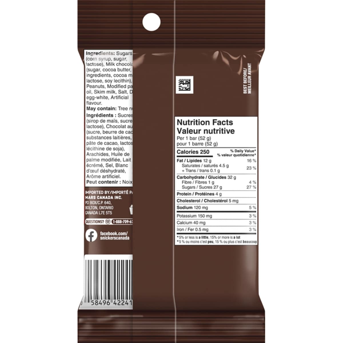 Peanut Milk Chocolate Candy Bars, 4 Full Size Bars