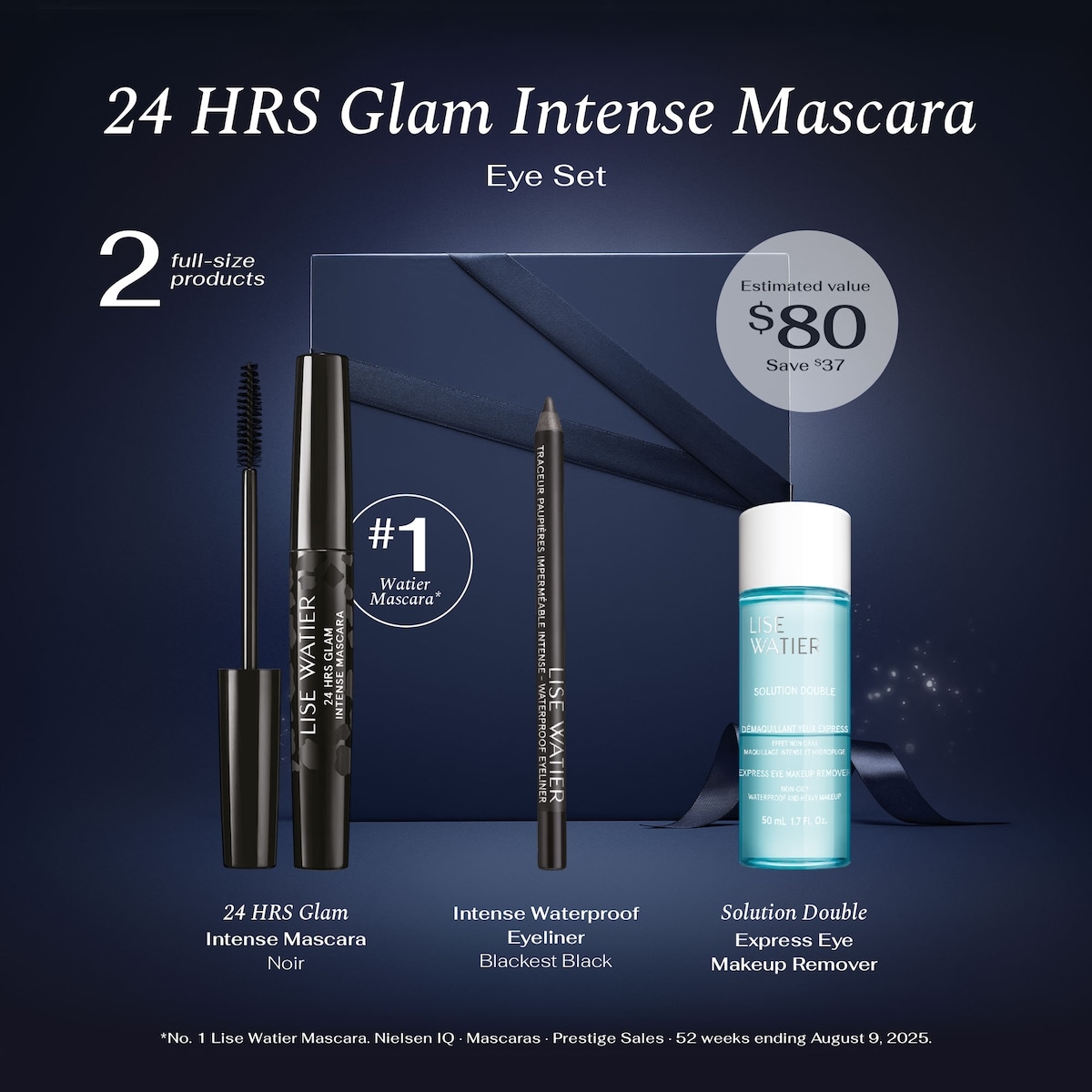 24 HRS Glam Intense Mascara Eye Set
