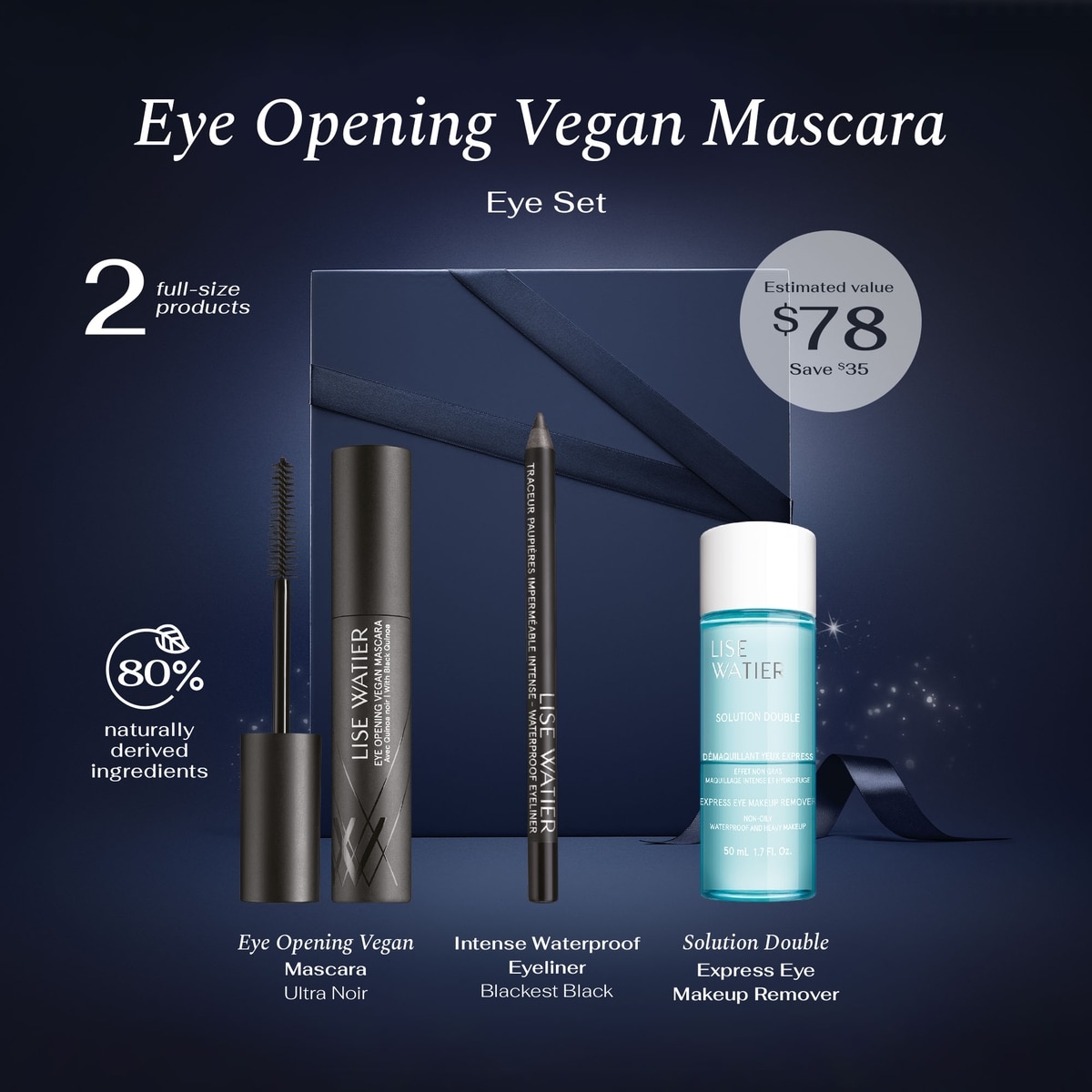 Coffret yeux Regard Infini Végane Mascara