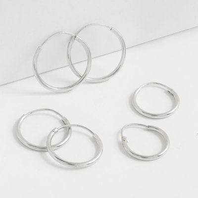 Joe SS Trio Hoop Earring 2