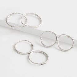 Trio Anneau Arg Ster Argent 3