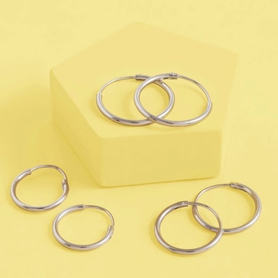Trio Anneau Arg Ster Argent 4