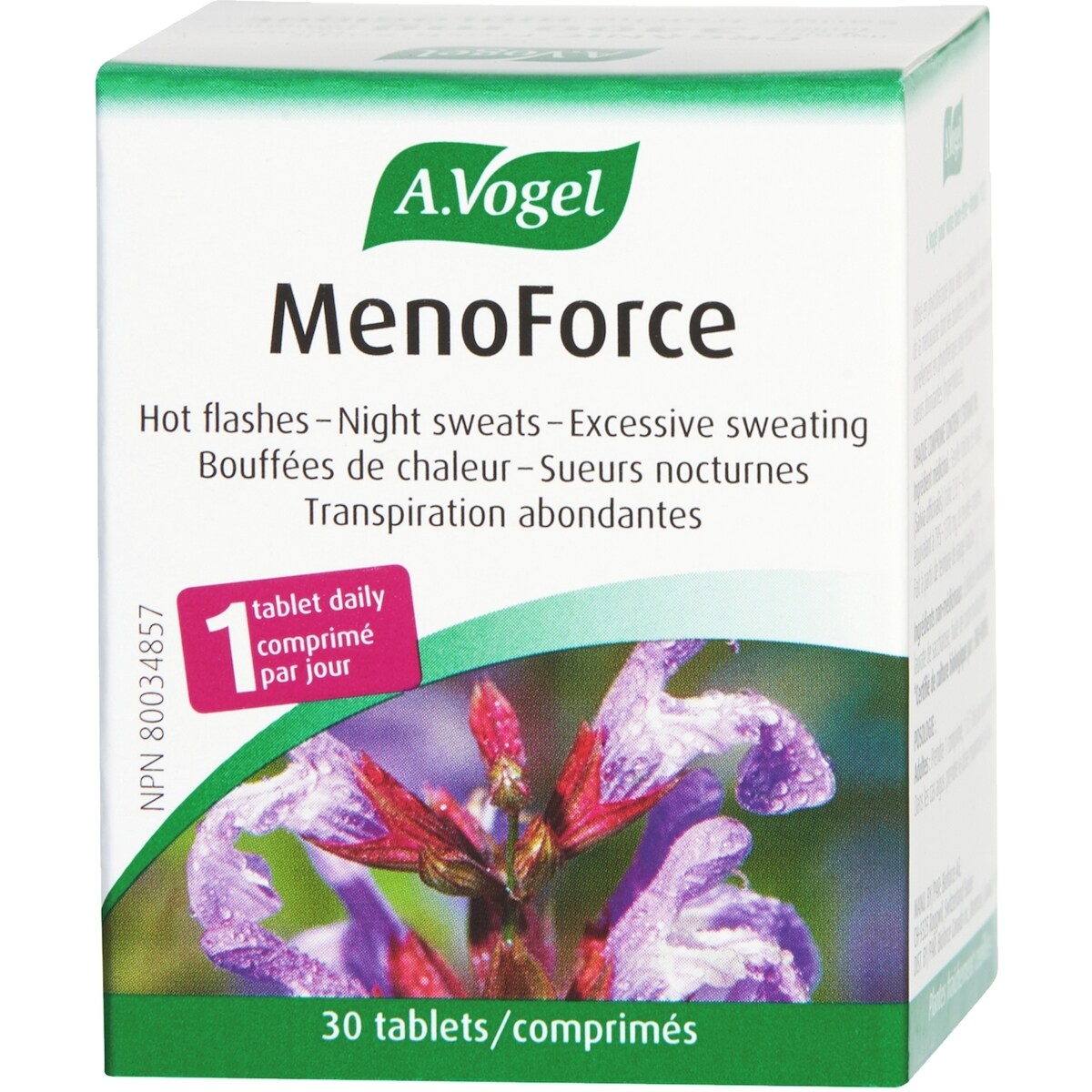 MenoForce Bouffées de chaleur et sueurs nocturnes - 1 par jour